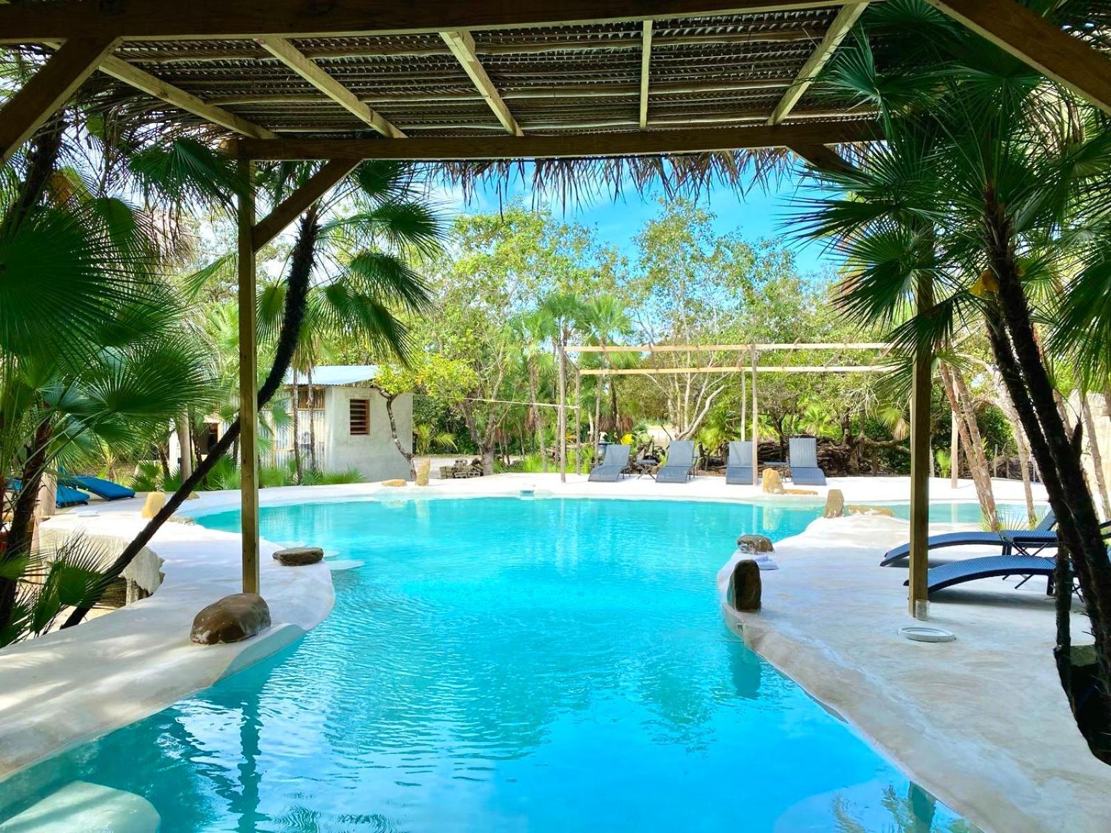 Kin Resort Lodge Maya Beach Bagian luar foto