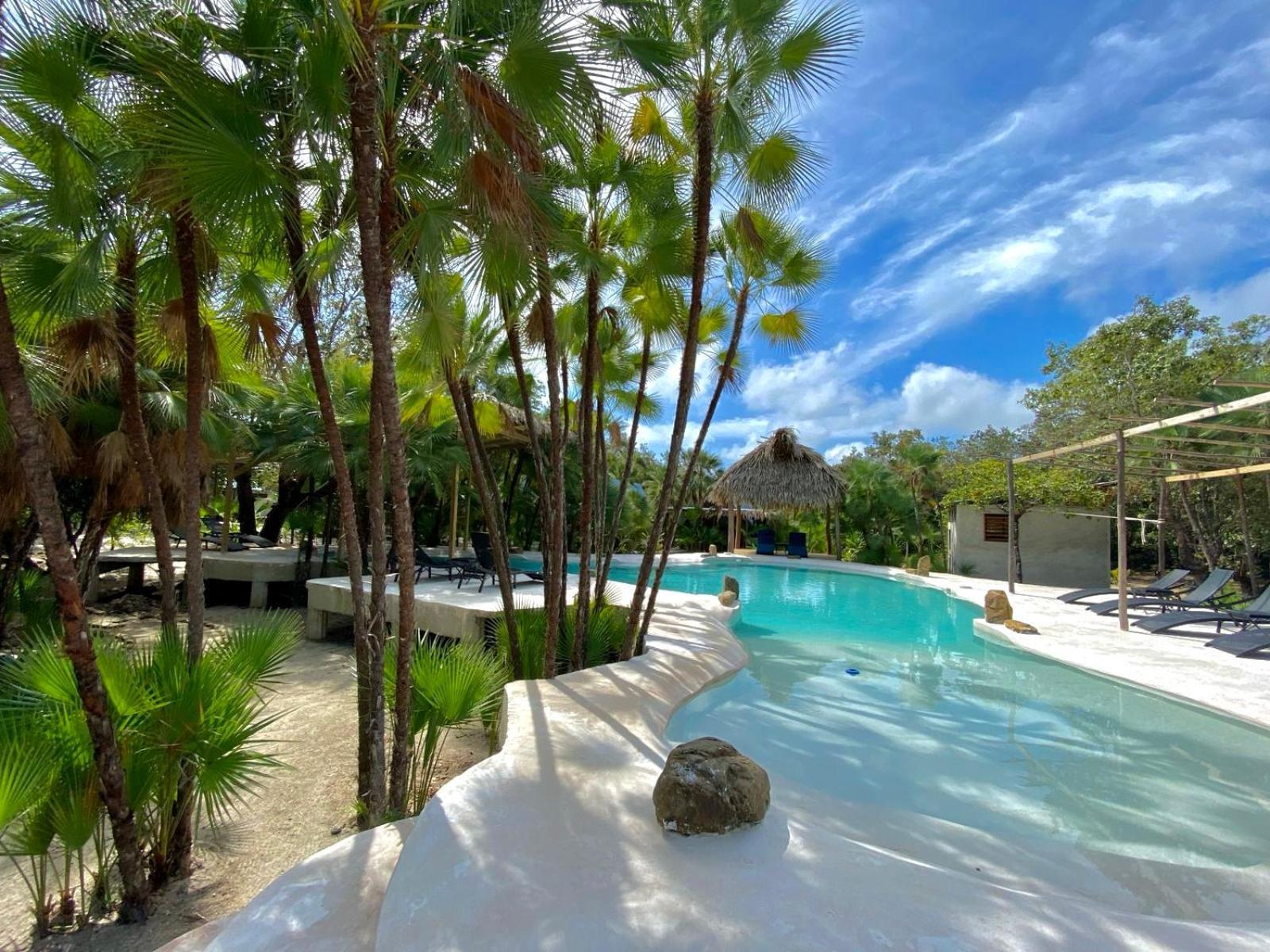 Kin Resort Lodge Maya Beach Bagian luar foto